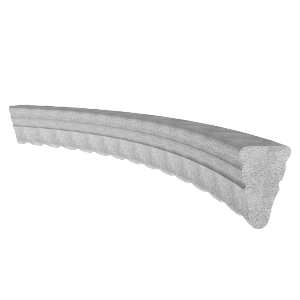 BBN-25cm - Concrete arch including knobs – length 25 cm