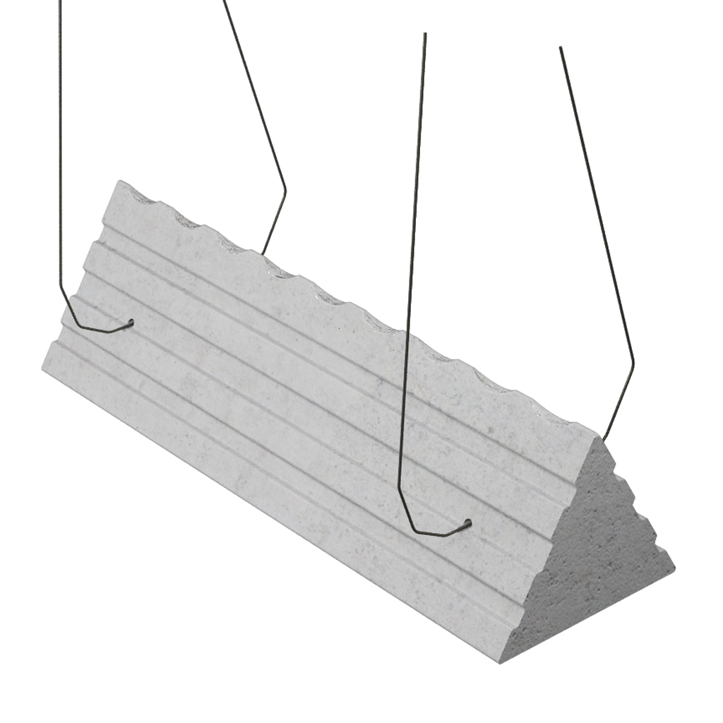 BDDNV - Concrete tunnel spacer – with two wires