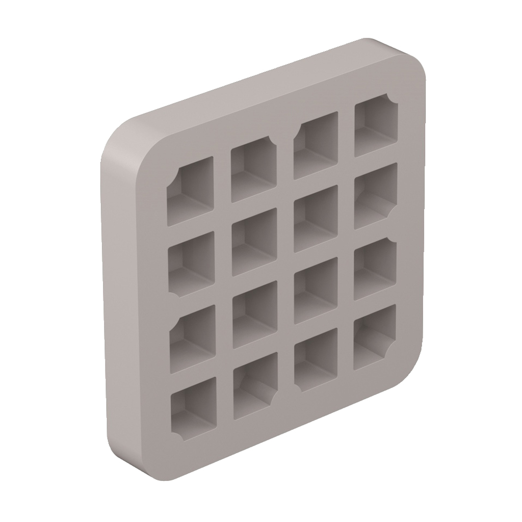 MPW Mounting plate ”waffle pattern“