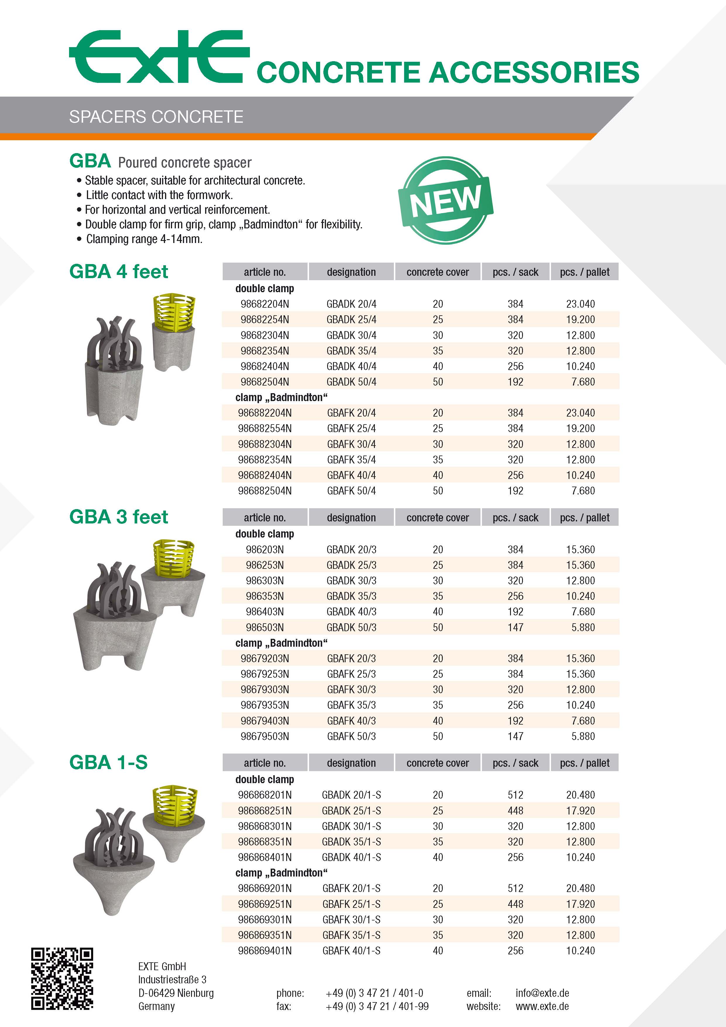 product sheet A4 - GBA - en