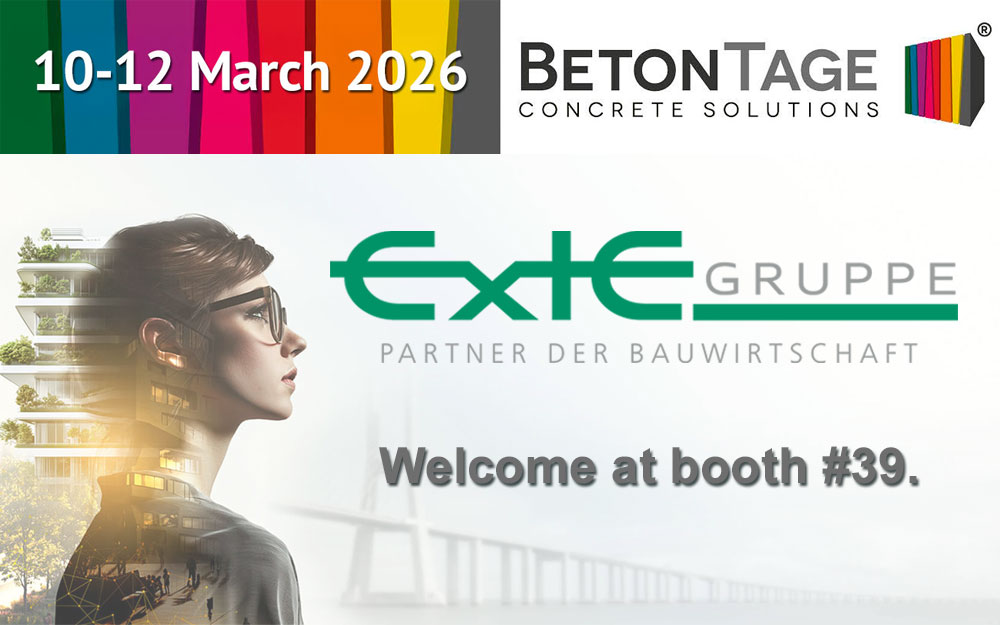 EXTE Group News Betontage 2026